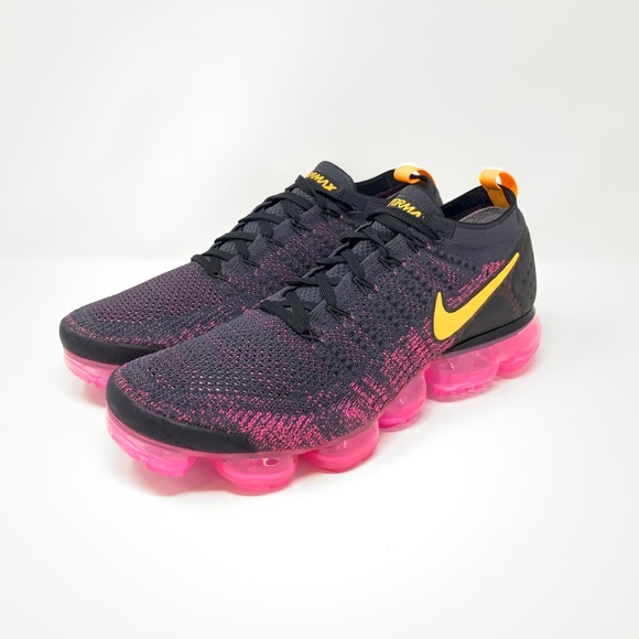 Nike Air VaporMax Flyknit 2 'Gridiron Pink Blast' - Picture 3 of 8
